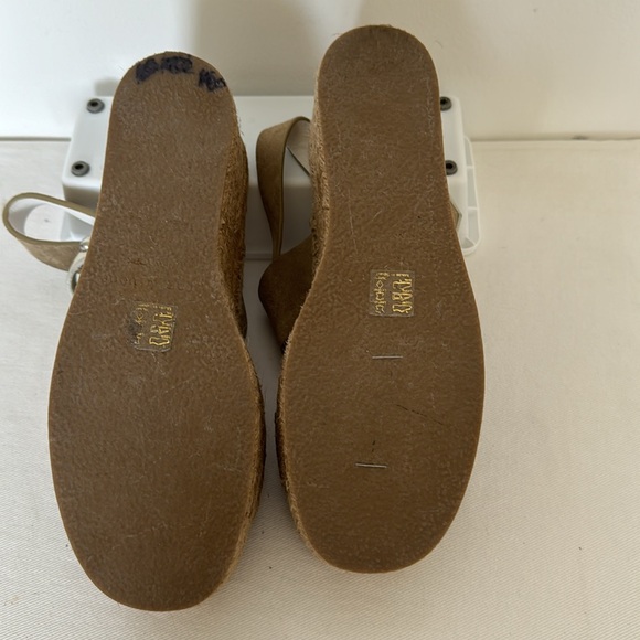 rag & bone August Suede And Leather Espadrille Sandals In Taupe Size 37.5 - Picture 8 of 8
